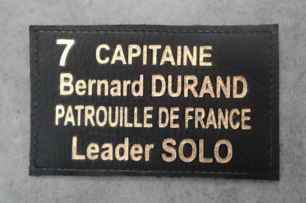 
Plaquette patronymique armée de l'air